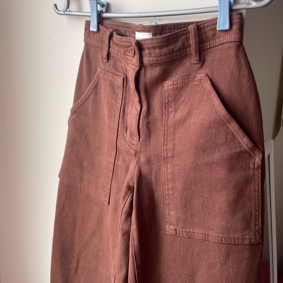 Wilfred Modern Utility Pant Brown 00 - Picture 2 of 7